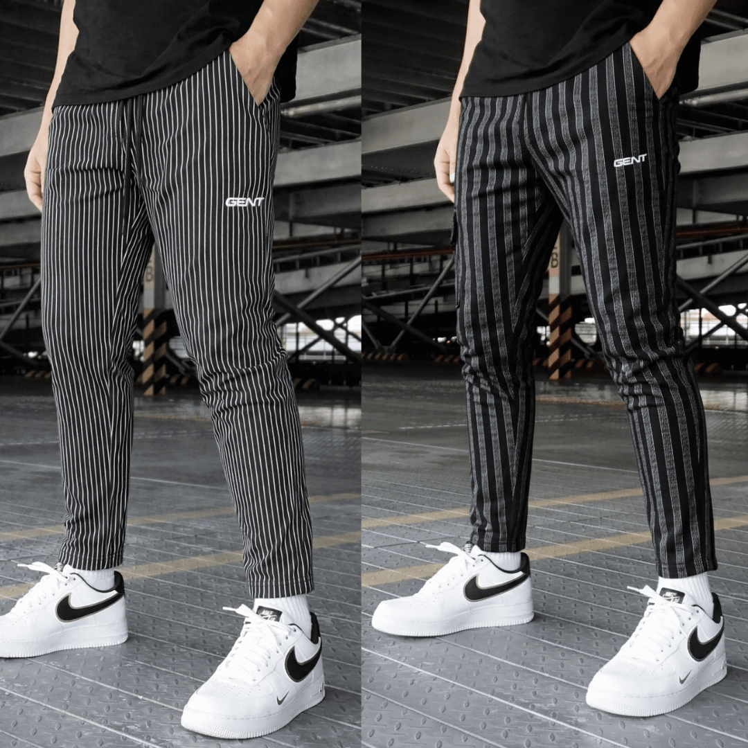2 pcs striped jogger - TR3