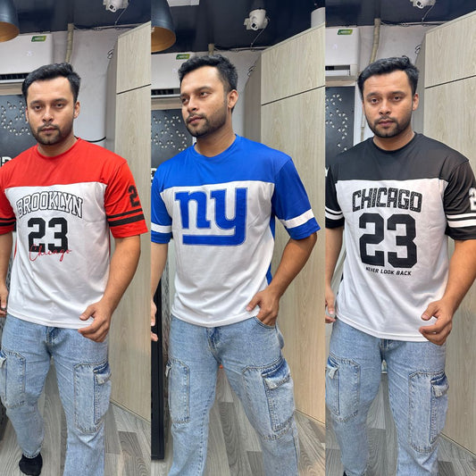 মাত্র ৮৯৯ টাকায় ৩ পিস Drop-shoulder T-shirt Combo -DS2