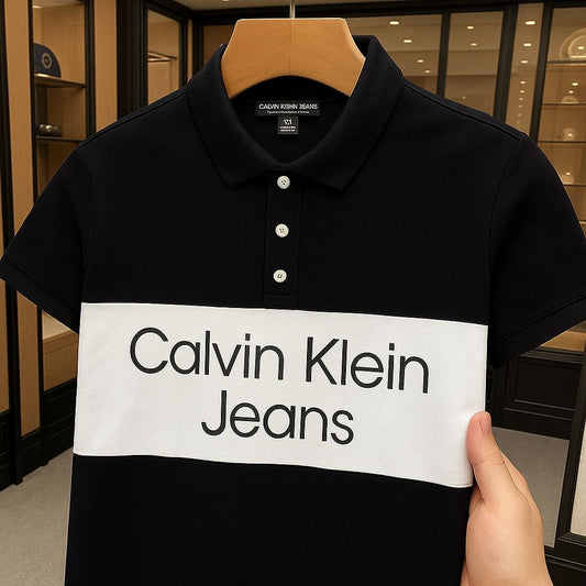 Men’s Black Casual Polo Shirt