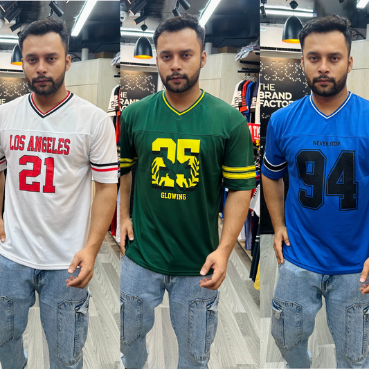 মাত্র ৮৯৯ টাকায় ৩ পিস Drop-shoulder T-shirt Combo DS3